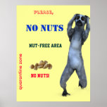 Nut-free Zone posters