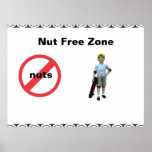 Nut Free Zone Print