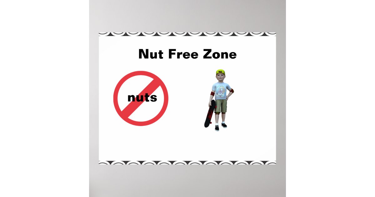 Nut Free Zone Poster Free Classroom Posters Free Free vrogue.co
