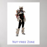 Nut-free Zone posters