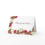 nut fruit chocolate baking bakery greeting note... greeting card