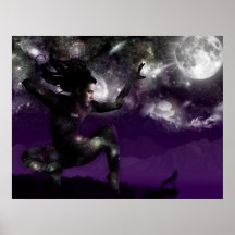 Nut - Goddess of Night Print