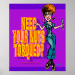Nut torquer poster posters