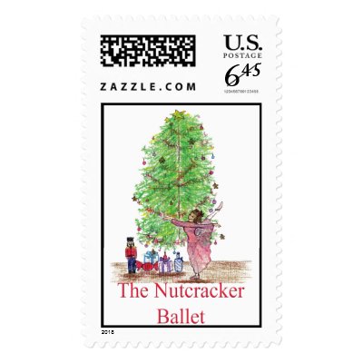 Nutcracker ballet Christmas postage