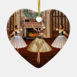 Nutcracker - Buon Natale Italian Heart Ornament