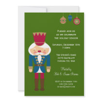 Nutcracker Christmas Party Invitation