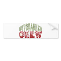 Nutcracker Dance Crew Design for Christmas bumper stickers by TeeShirtsTShirts Nutcracker Dance Crew Design for Christmas bumper stickers