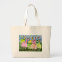 Nutcracker Dance of the Flowers Canvas Bags