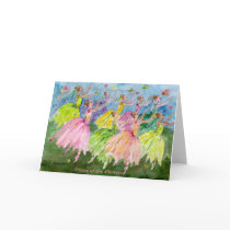 Nutcracker Dance of the Flowers Card
