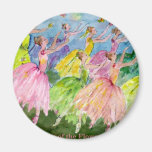 Nutcracker Dance of the Flowers Fridge Magnet