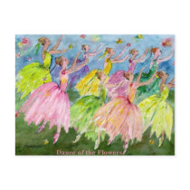 Nutcracker Dance of the Flowers Postcard