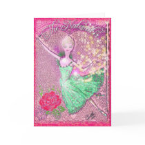 Nutcracker Flying Ballerina-353 Card