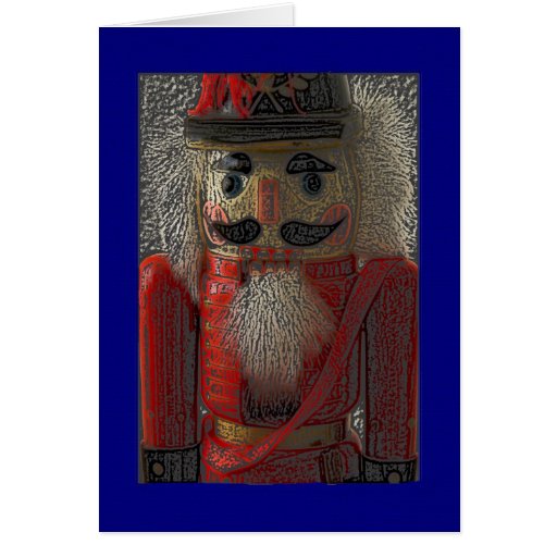 nutcracker general christmas card zazzle nutcracker general christmas card zazzle