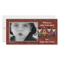 Nutcracker Photocard Photo Greeting Card