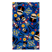 Nutcracker Soldier Playing Drums Bookmark Business Card