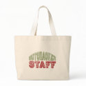 Nutcracker Staff Christmas Ballet Design bags