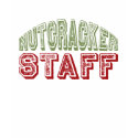 Nutcracker Staff Christmas Ballet Design t-shirts