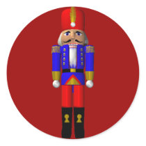 Nutcracker Round Stickers