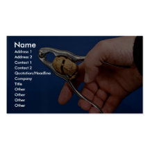 Nutcrackers in use business card templates