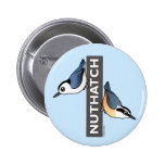 Nuthatch Fan Buttons
