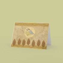 Nuthatch greeting card