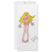 Nuthin to Wear Rack Card Design