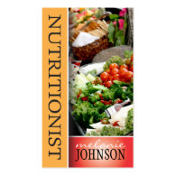 NUTRITIONIST BUSINESS CARD