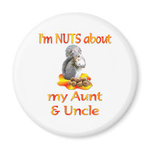 Nuts about Aunt & Uncle magnets