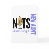 Nuts About Being A New Aunt 1 Blue Cards