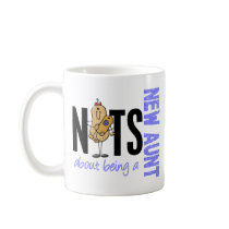Nuts About Being A New Aunt 1 Blue Mugs