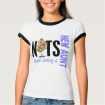 Nuts About Being A New Aunt 1 Blue t-shirts by gonenuts Nuts About Being A New Aunt 1 Blue t-shirts