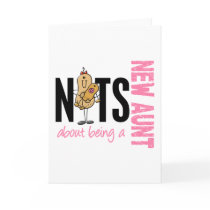 Nuts About Being A New Aunt 1 Pink Cards