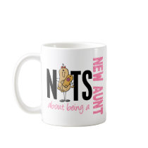 Nuts About Being A New Aunt 1 Pink Mug