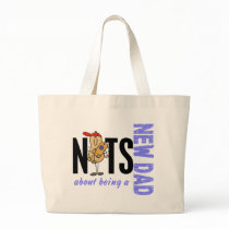 Nuts About Being A New Dad 1 (Blue) bags by gonenuts Nuts About Being A New Dad 1 (Blue) bags