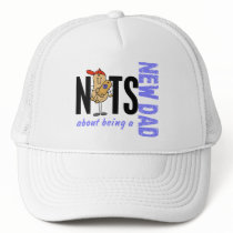 Nuts About Being A New Dad 1 (Blue) Mesh Hats