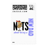 Nuts About Being A New Dad 1 (Blue) Stamp