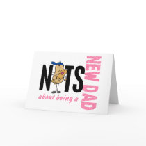 Nuts About Being A New Dad 1 (Pink) cards