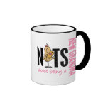 Nuts About Being A New Grandma 1 Pink Coffee Mugs