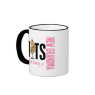 Nuts About Being A New Grandma 1 Pink mug