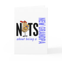 Nuts About Being A New Grandpa 1 Blue cards
