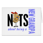 Nuts About Being A New Grandpa 1 Blue Cards