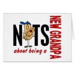 Nuts About Being A New Grandpa 1 Red Card