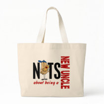 Nuts About Being A New Uncle 1 Red bags