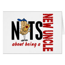 Nuts About Being A New Uncle 1 Red Cards