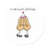 Nuts About Best Friend stickers