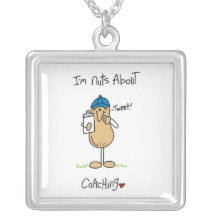 Nuts About Coaching T-shirts and Gifts Necklace
