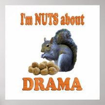 Nuts about Drama Print
