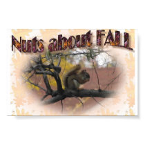 Nuts about Fall posters by eDaMour Nuts about Fall posters
