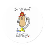 Nuts About Firefighting stickers