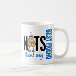 Nuts About My Best Friend 1 Blue Mug